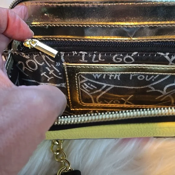 💋NEW Betsey Johnson Cat-eye lady Face Purse Clutch - Picture 6 of 13